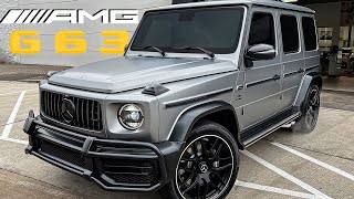 2022 Mercedes AMG G63 G Class Platinum Magno Walkaround Review  Exhaust Sound [upl. by Reviel]