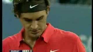 US Open 2008 Final Roger Federer vs Andy Murray 14 [upl. by Corrina]