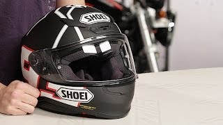 Shoei RF1200 Marquez Black Ant Helmet Review at RevZillacom [upl. by Tfat482]