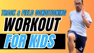 Track Workout For Kids  Start Of Season Conditioning [upl. by Budworth]