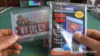 Product Review  532014  Ultra Pro Team Bags  Resealable Sleeves [upl. by Sarajane834]