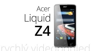 Acer Liquid Z4 rychlý videopohled [upl. by Nylatsyrc]