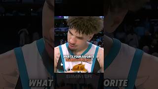 Lamelo Ball’s Favorite Thanksgiving Food 🦃🍽️ shorts [upl. by Idhem]