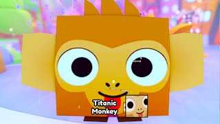 I Hatched FIRST TITANIC MONKEY in Pet Simulator 99 [upl. by Noirad]