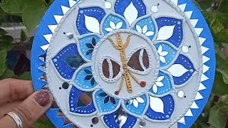 Lippan Art Work  lippanart diy mirrorwallart craft youtubeshorts viralshorts2024 art [upl. by Ahsap269]