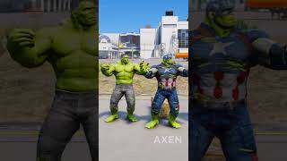 RANDOM SPIDERMAN VS CAPTAINHULK BATTLE gta5 hulk spiderman [upl. by Mihalco]