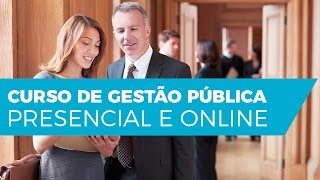 Curso de Gestao Publica  Curso presencial e online  Unipublica [upl. by Carny]