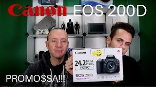 CANON EOS 200D PROMOSSA RECENSIONE ITA [upl. by Mlawsky]