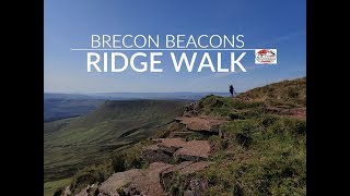 Brecon Beacons National Park South Wales Day hike from Talybont reservoir wellbeing greenspaces [upl. by Nylarac]