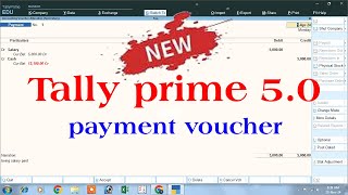 voucher entry in tally prime  tally prime voucher entry  voucher entry in tally [upl. by Tronna]