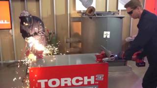 Cutting Demo Milwaukee CarbideToothed Torch SawZall Blade vs Acetylene Torch [upl. by Godred]