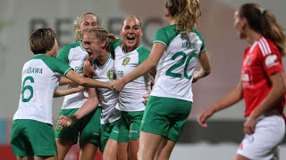 Benfica vs Hammarby Women’s uefa champions league  Goals [upl. by Htinnek]