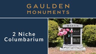 2 Niche Columbarium by Gaulden Monuments [upl. by Giustino681]