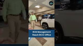 RCB Management Reach BCCI Office for IPL Meeting  rcb rcbfans cricket ipl2025 ytshorts [upl. by Cammy]