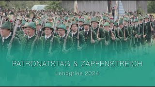 Patronatstag amp Zapfenstreich Lenggries 2024 [upl. by Schubert]