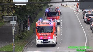 LÖSCHZÜGE FEUERWEHR STUTTGART Berufsfeuerwehr  EINSATZ amp ALARMFAHRT  A [upl. by Oivalf]