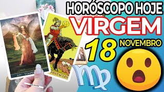 🍀😮𝐀 𝐌𝐀𝐈𝐎𝐑 𝐁𝐄̂𝐍𝐂̧𝐀̃𝐎 𝐒𝐈𝐋𝐄𝐍𝐂𝐈𝐎𝐒𝐀💰 portugues Virgem ♍ 18 Novembro 2023  Horoscopo do dia de hoje ♍ [upl. by Hubsher180]