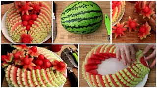 1 Watermelon Challenge  Super Watermelon Decoration Ideas [upl. by Timon]