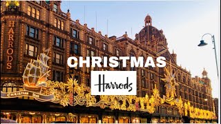 LONDON STUNNING HARRODS CHRISTMAS SHOPPING 🎄4k ❤️2023 [upl. by Reeves]