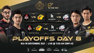 TAGALOG M3 Playoffs Day 8  MLBB World Championship 2021  Singapore [upl. by Tteve349]