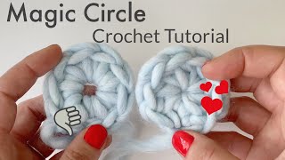 Magic Circle Crochet Tutorial  Easy how to for beginners [upl. by Fabe390]