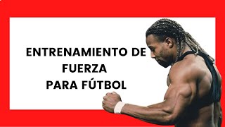 🤜Entrenamiento de FUERZA para FUTBOL  Los MEJORES Ejercicios [upl. by Milburn614]