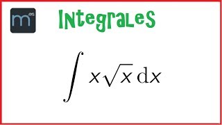 Integral con radicales muy sencilla [upl. by Terrel548]