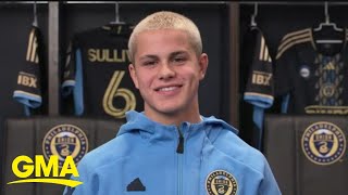 14yearold soccer player signs MLS deal [upl. by Bum952]