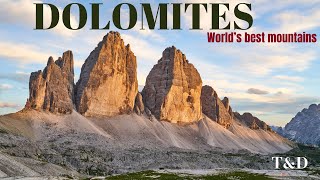 Dolomites  Worlds best mountains Dolomiti Dolomiten [upl. by Ailemac285]