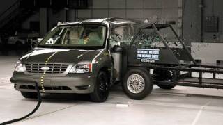 2006 Ford Freestar side IIHS crash test [upl. by Nahshon]