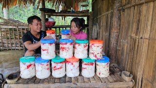 Go dig Bamboo Shoots  Make Chili Bamboo Shoots to sell at the market  Build a Farm [upl. by Jemima]