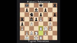 Tigran Petrosian vs Mikhail Botvinnik  Moscow Russia  1951 [upl. by Giorgio]