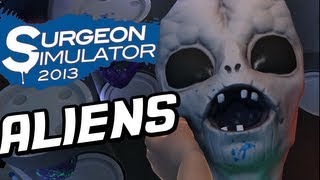 ALIENS In Surgeon Simulator 2013 Secret Easter Egg Surgery Level How To Get In Description [upl. by Telocin559]