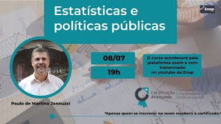 Palestra Estatística e Políticas Públicas [upl. by Gerdi]