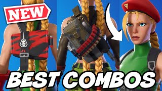 THE BEST COMBOS FOR NEW CAMMY SKIN CAMMY amp GUILE BUNDLE  Fortnite [upl. by Merrill]