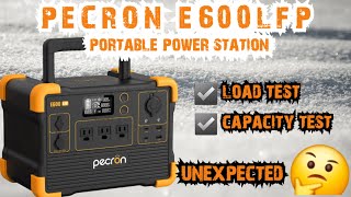 PECRON E600LFP PORTABLE POWER STATION REVIEW  TEARDOWN  LOAD amp CAPACITY TEST CAMPING  OVERLANDING [upl. by Nessie]