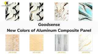 Goodsense New Colors of Aluminum Composite Panel [upl. by Jehiel937]