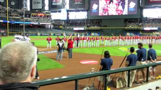 Canadian National Anthem at the 2013 World Baseball Classic [upl. by Maxy218]