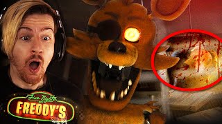 THE ANIMATRONICS JUST KILLED THEM  FNAF Movie NEW Trailer REACTION ANALYSIS [upl. by Sucitivel45]