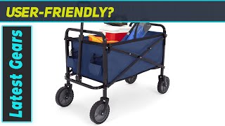 ABCCANOPY Folding Wagon Ultimate Outdoor Companion [upl. by Myke]