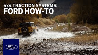 Ford Bronco™ 4x4 Traction Systems  Ford HowTo  Ford [upl. by Sidnal]