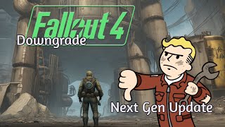 Fallout 4 downgrade  Downgrade and go back Play your MODs and old Saves [upl. by Ahsiekel]