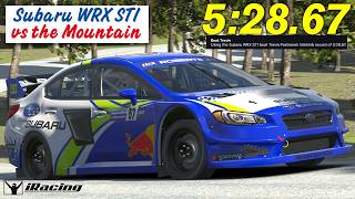 Subaru WRX STI vs the Mountain  Beat Travis Challenge  iRacing at Mt Washington [upl. by Ennaeus]