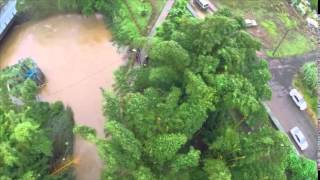 Images aériennes des inondations monstres qui ont frappé LIle Maurice ce weekend [upl. by Eiroj]