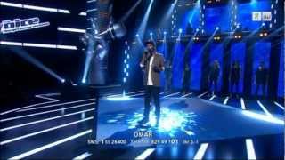 The Voice Norge 2012  Omar  Delfinale  One HD [upl. by Frager]