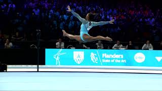 BILES Simone USA2023 Artistic Worlds Antwerp BELQualificationsFloor Exercise [upl. by Zeb]