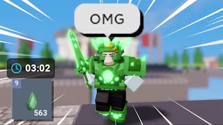 i got 500 emeralds in 3 MINUTES Roblox Bedwars [upl. by Hafital]