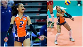 Winifer Fernandez  Beautiful and Talented Volleyball Libero HD [upl. by Danika481]