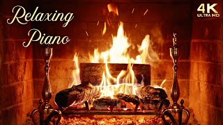 Relaxing Piano Fireplace Music 🔥 Instrumental Fireplace Ambience [upl. by Neirb]