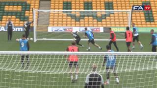 England U21s fast paced training game  England v San Marino [upl. by Brinkema]